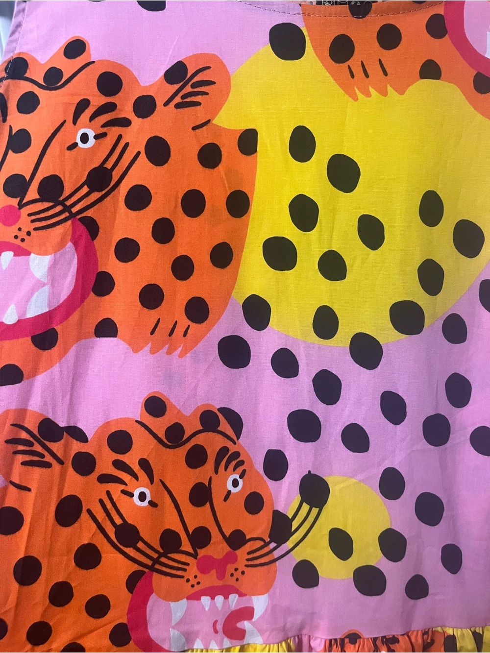 Nooworks Mock Meck Tee Micotti Cat Leopard Pink XL BNWT